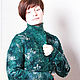Jacket felted 'emerald Karakul'. Suit Jackets. Юлия Левшина. Авторский войлок COOLWOOL. Online shopping on My Livemaster.  Фото №2