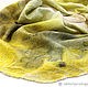 Order Necklace 'Autumn leaves' - silk-wool, Nuno, EcoPrint. studiya. Livemaster. . Wraps Фото №3