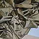 Натуральный шёлк шантунг цвета античной бронзы. Ткани. IdeaSeta          Итальянские ткани. Ярмарка Мастеров.  Фото №6