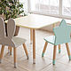 Children's table and 2 high chairs. Furniture for a nursery. kacheli43. Online shopping on My Livemaster.  Фото №2