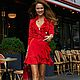 Платье Bestseller in red. Платья. Eva Dea. Интернет-магазин Ярмарка Мастеров.  Фото №2
