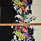 Трикотаж вискозный  цветочный бордюр Тара Джармон. Ткани. Ткани от  МОДНЫХ ВМЕСТЕ. Интернет-магазин Ярмарка Мастеров.  Фото №2