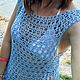 Заказать Туника пляжная "Русалка". Ирина Кислицына (crochet-irina). Ярмарка Мастеров. . Туники Фото №3