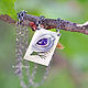 Order Silver Bird on a Branch pendant, amethyst. dikoobraz. Livemaster. . Pendant Фото №3