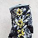 Order Felted stole with flower brooch. zavAlenka. Livemaster. . Wraps Фото №3