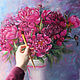 The painting 'Peony bouquet'. Pictures. Ekaterina Petrovskaya / Painting (ekatestudio). My Livemaster. Фото №6