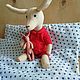Llama Red Pajamas. Stuffed Toys. Rukodelki from Mari. Online shopping on My Livemaster.  Фото №2