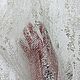 Заказать Глиттер тёплое серебро, украшенный  пайетками на молочной сетке. Любимые ткани (свадебные, вечерние). Ярмарка Мастеров. . Ткани Фото №3