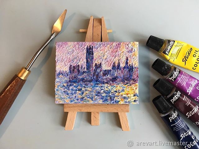 Картина "Вальс цветов",холст, масло,мастихин,30х24 в интернет-магазине Ярмарка М