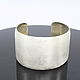 Minima Series Cuff Bracelet made of brushed 925 sterling silver ASH0005. Cuff bracelet. Sunny Silver. My Livemaster. Фото №5