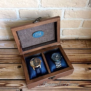 Шкатулка для мужских часов и запонок на 9 отделений в интернет-магазине ...