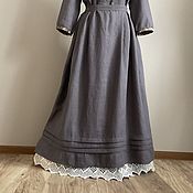 Одежда handmade. Livemaster - original item Dresses:Linen dress 