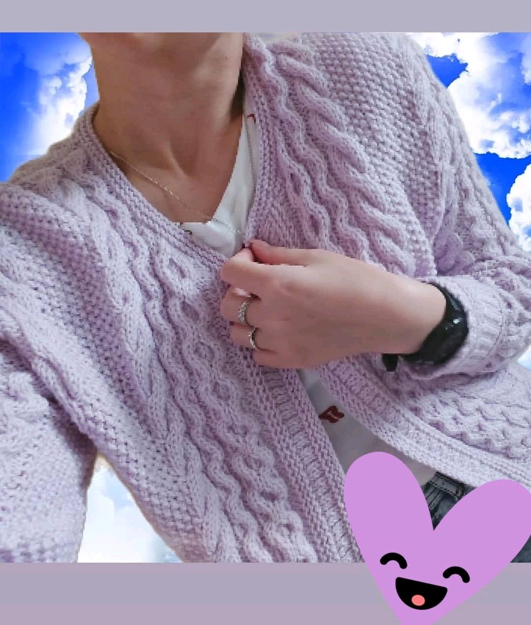 Lavender Cardigan