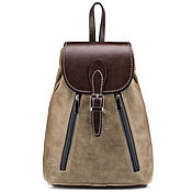 Womens leather handbag of brown ( Italian leather)