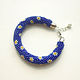 Bracelet "chamomiles". Bead bracelet. strickenshop. Online shopping on My Livemaster.  Фото №2