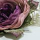 Роза с крупными листьями, Брошь-булавка, Пермь,  Фото №1