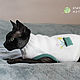  Комфортная безрукавка для кота кошки или собачки. Одежда для питомцев. Sweeten-kitten. Интернет-магазин Ярмарка Мастеров.  Фото №2