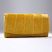 Сумки и аксессуары handmade. Livemaster - original item Women`s wallet made of genuine crocodile leather IMA0004Y4. Handmade.