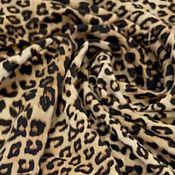 Материалы для творчества handmade. Livemaster - original item Fabric: Leopard Print Plaid. Handmade.