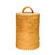 Pure birch bark tues D12 H18. Bank storage. Art.3106, Utensils, Tomsk,  Фото №1