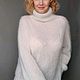 Свитер овер из премиального кид мохера. Свитеры. Вера Шимановская. Интернет-магазин Ярмарка Мастеров.  Фото №2