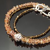Ожерелье из природных турмалинов "Божественные"