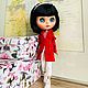  Кукла блайз кастом custom Blythe. Интерьерная кукла. Мастерская подарков Елены Смирновой. Ярмарка Мастеров.  Фото №11