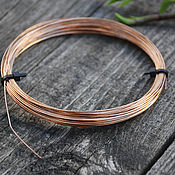 Материалы для творчества handmade. Livemaster - original item 0,8mm Bronze wire (solid). Handmade.