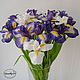 Swamp iris polymer clay. Flowers. Marina Zhadan. My Livemaster. Фото №5