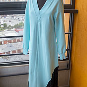 Одежда handmade. Livemaster - original item Women`s knitted dress in a sporty style. Handmade.