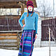 hand knitted dress cable knit wool dress long sleeve dress bright long. Dresses. SvetlanaRogal. Online shopping on My Livemaster.  Фото №2