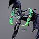 Иллидан фигурка (World of Warcraft) женская версия, миниатюра. Статуэтка. ATAKAMAcraft фигурки и аксессуары. Ярмарка Мастеров.  Фото №5