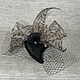  коктейльная шляпка "Темное очарование". Шляпы. EDIS | дизайнерские шляпы Наталии Эдис. Ярмарка Мастеров.  Фото №5