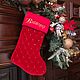 Christmas boot 'Dmitry'. Christmas sock. Shpulkin dom. My Livemaster. Фото №5