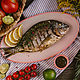 2nd Class Fish plate 32,5 cm series Dawn over Imladris. Plates. vladimir-21. Online shopping on My Livemaster.  Фото №2