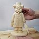 The statuette from cedar wood, 'Doctor Aybolit'. Gift doctor. Figurines. SiberianBirchBark (lukoshko70). Online shopping on My Livemaster.  Фото №2
