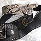 Belt made from Python wide. Straps. Garuda. My Livemaster. Фото №6
