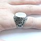Ring-signet of bast - silver 925, Signet Ring, Moscow,  Фото №1