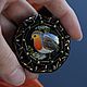 Brooch with lacquer miniature bird, Brooches, Moscow,  Фото №1