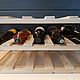 Order Rack for 21 bottles of wine and champagne. Color Wood. Livemaster. . Shelving Фото №3