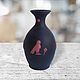 Винтаж: Wedgwood Black редкая вазочка из египетской серии, Вазы винтажные, Вологда,  Фото №1