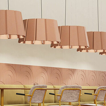 Для дома и интерьера ручной работы. Ярмарка Мастеров - ручная работа Refelt Aster PET Felt Acoustic Lamp by КФС. Handmade.