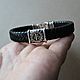 Men's Braided Bracelet Rune Fehu Silver. Braided bracelet. kot-bayun. Online shopping on My Livemaster.  Фото №2