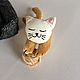A cat with a couch and a ball. Stuffed Toys. Flower. My Livemaster. Фото №4