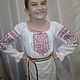 Children's shirt with embroidery in a traditional style. Costume for the stage.(01). People\\\'s shirts. MARUSYA-KUZBASS (Marusya-Kuzbass). My Livemaster. Фото №6
