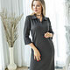 Dress 'Melitina' graphite. Dresses. Designer clothing Olesya Masyutina. My Livemaster. Фото №5