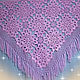  Shawl lilac Lavender. Shawls. Knitted things. Online shopping on My Livemaster.  Фото №2