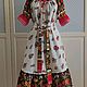 Slavic Linen Long Kupala Dress. Dresses. Kupava - ethno/boho. My Livemaster. Фото №5