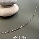 Заказать Цепь овалы, якорное плетение, 2 х 5.7 мм, 50 см, родий (CH-021-01). AN | NA furnitura. Ярмарка Мастеров. . Цепочки Фото №3