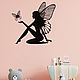 Metal wall decor 'Fairy and butterfly', Panels, Ivanovo,  Фото №1